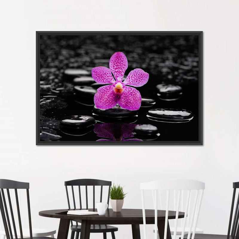 Zen Purple Orchid Wall Art