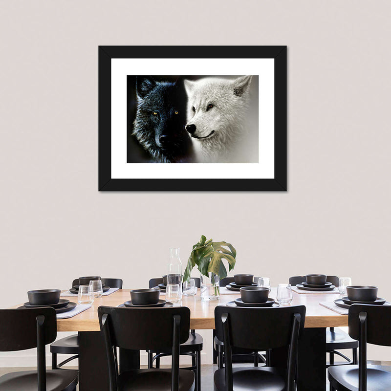 Tale Of Two Wolves Wall Art