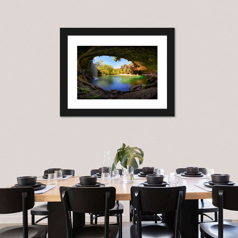 Hamilton Pool And Waterfall Wall Art