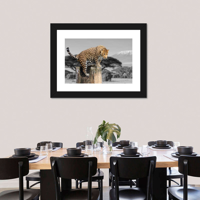 Pop African Leopard Wall Art