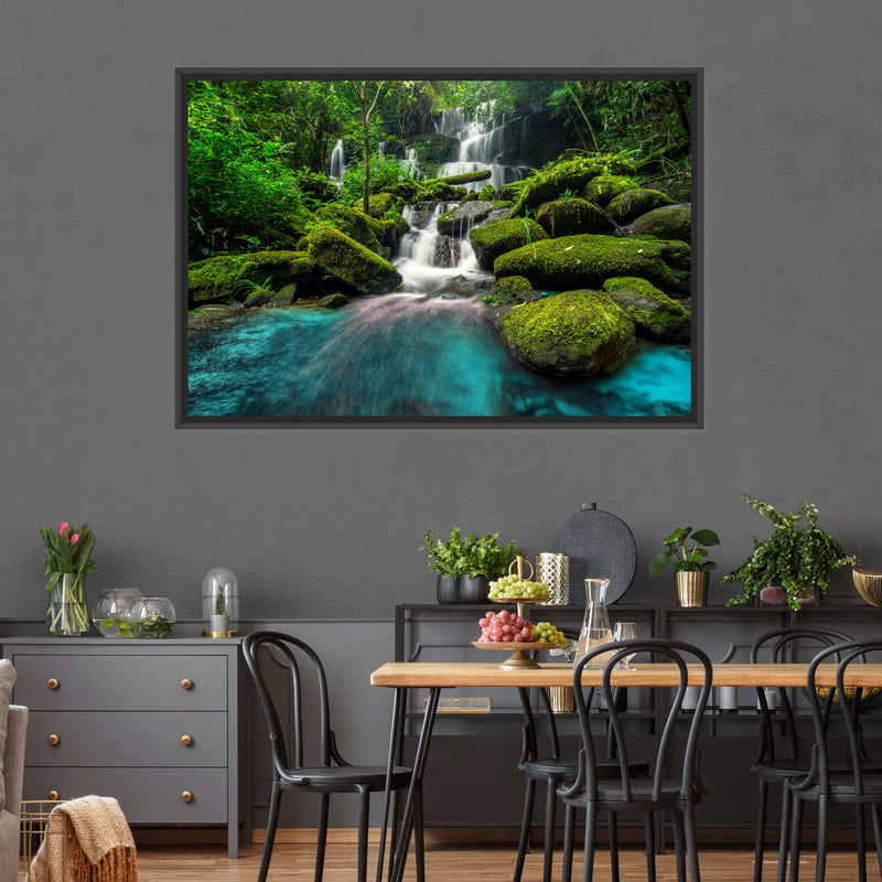 Tropical Waterfall Wall Art