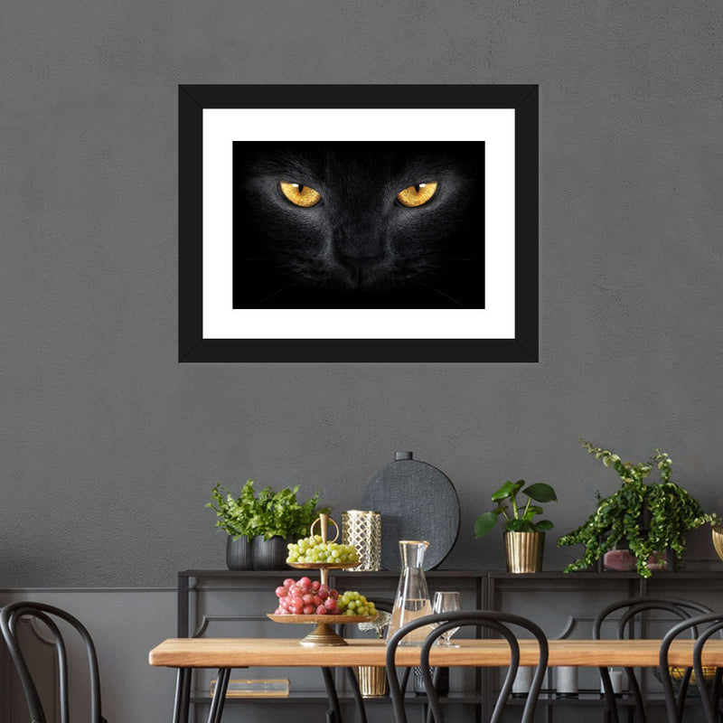 Yellow Eyed Cat Wall Art