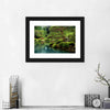 Zen Lakeside Bonsai Trees Wall Art