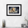 Misty Wild Lion Wall Art