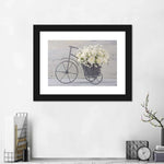 White Rose Bouquet Wall Art