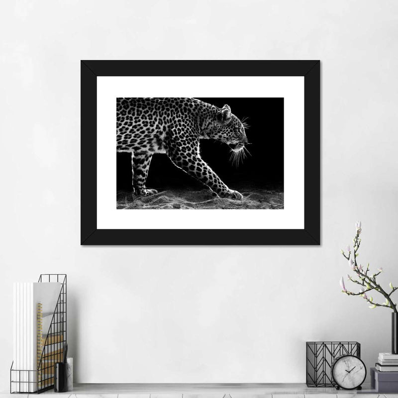 Walking Leopard Wall Art