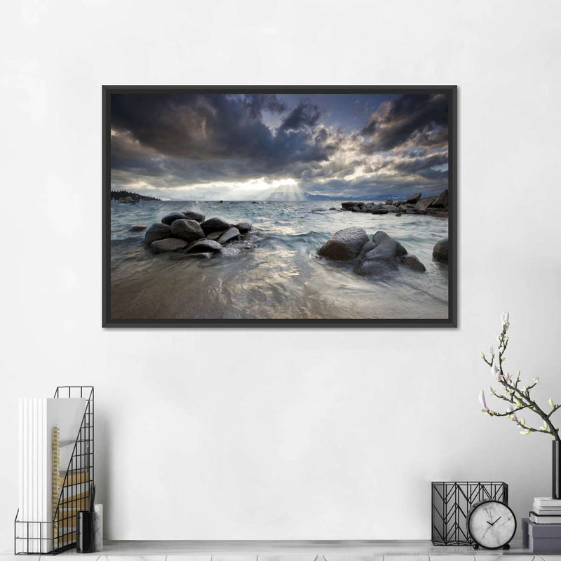 Sunlit Lake Tahoe Wall Art