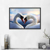 Swan Romance Wall Art