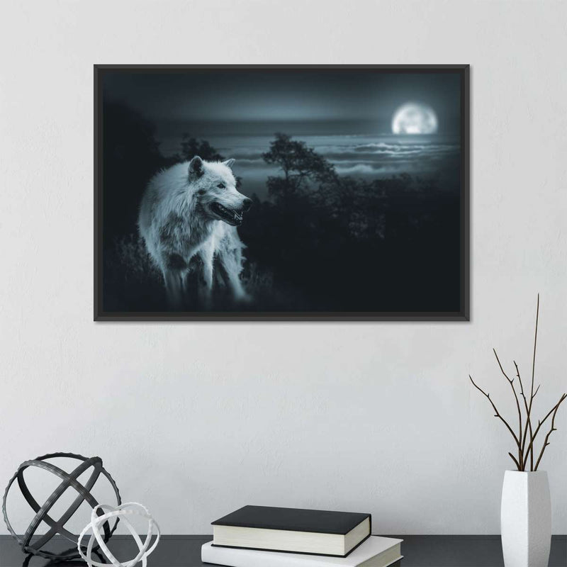 Moon Wolf Wall Art