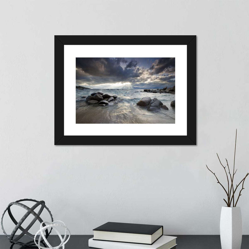 Sunlit Lake Tahoe Wall Art