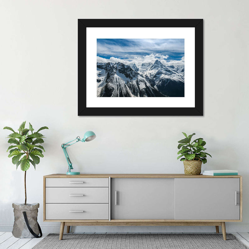 Snow Mountain Peaks Wall Art