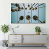 Plane Below Palm Trees Wall Art