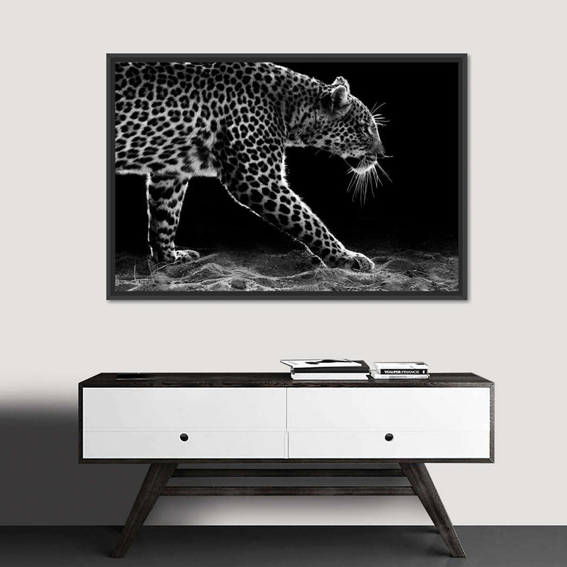 Walking Leopard Wall Art