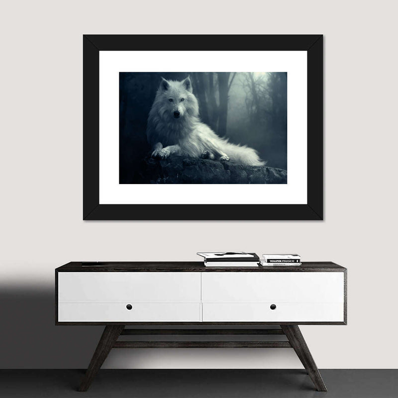 Simple Wolf Wall Art