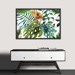 Wild Monstera Leaves Wall Art