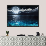 Romantic Full Moon Wall Art
