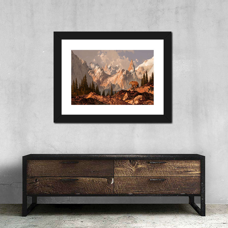 Rocky Mountain Bear Wall Art