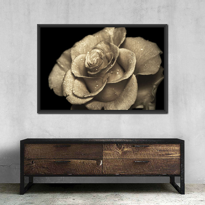 Retro Rose Wall Art