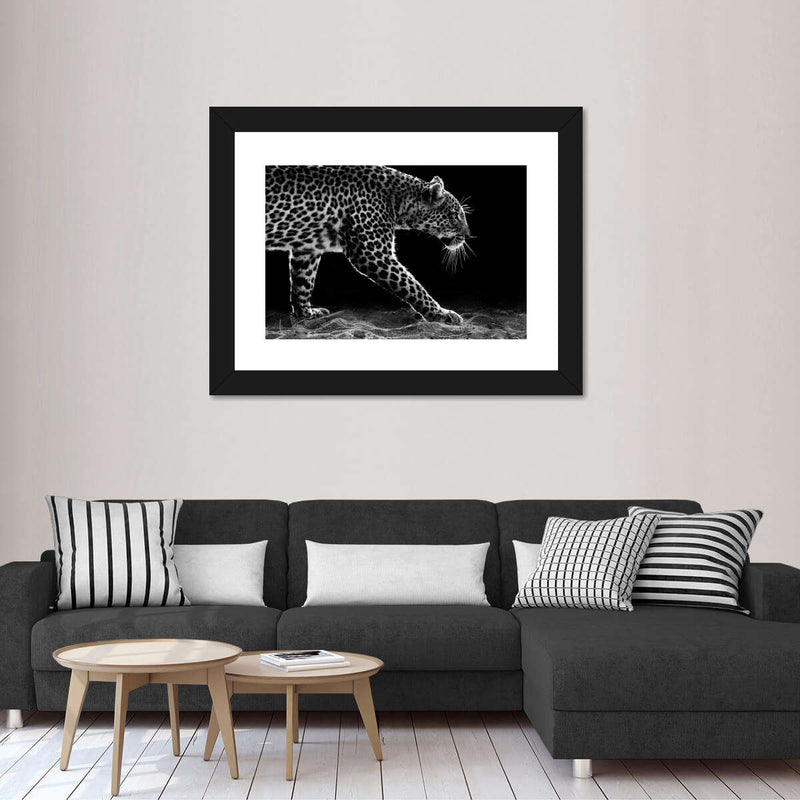 Walking Leopard Wall Art