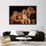 Pride Of Lions Wall Art