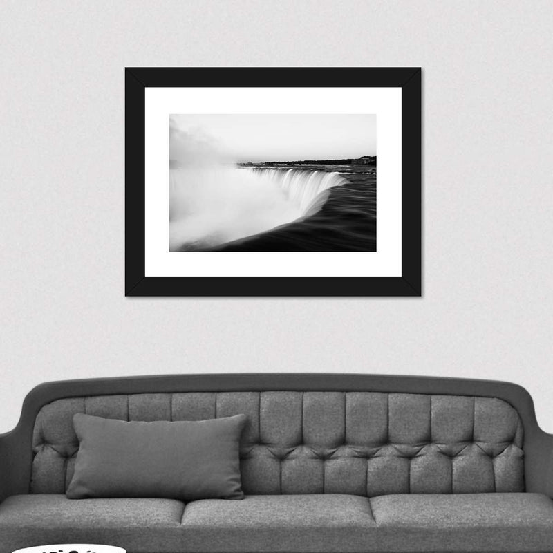 Monochromatic Niagara Falls Wall Art