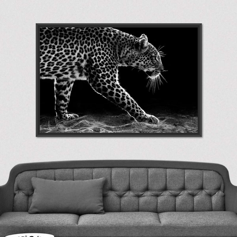 Walking Leopard Wall Art