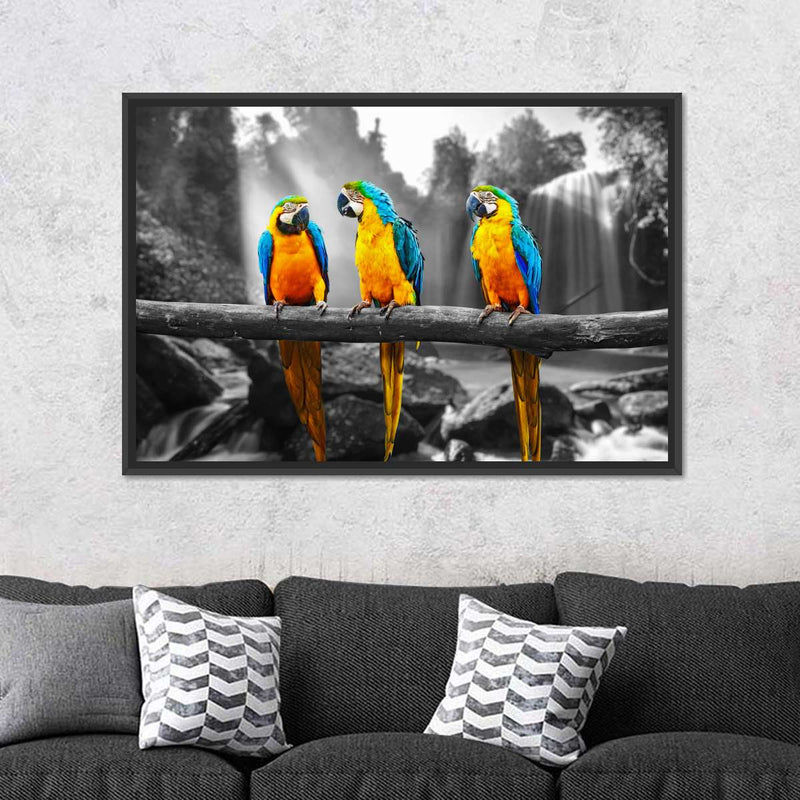 Macaw Friends Pop Wall Art