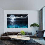 Romantic Full Moon Wall Art