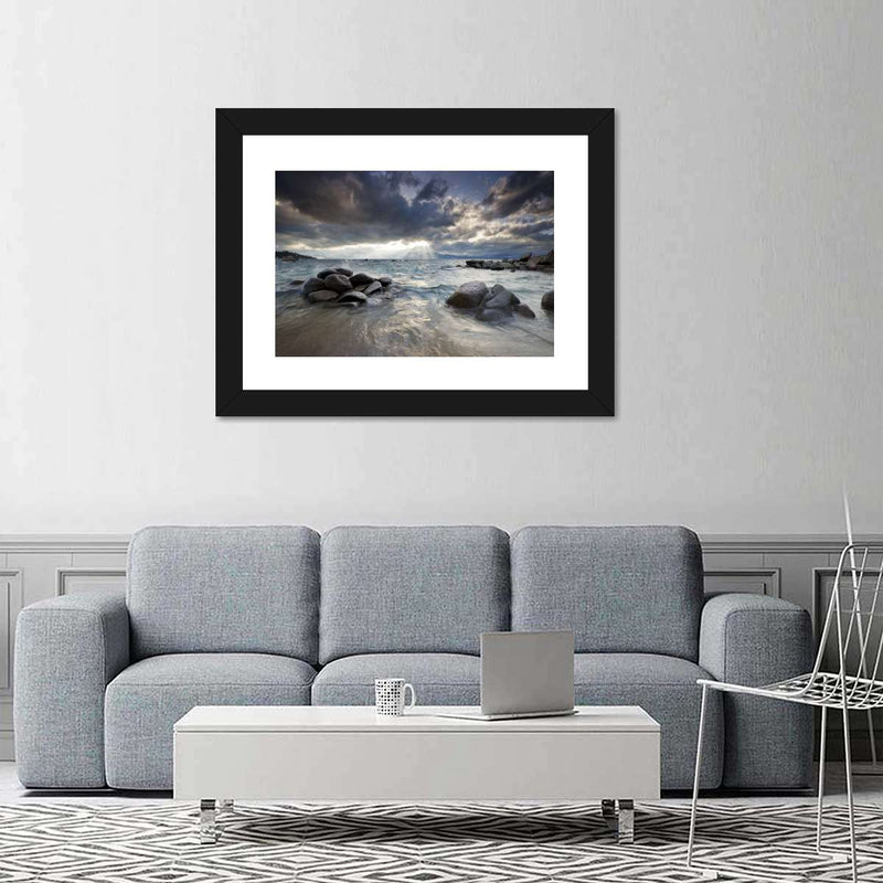 Sunlit Lake Tahoe Wall Art