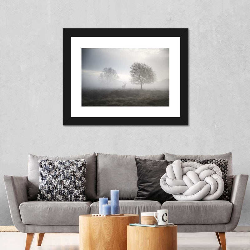 Hunting at Dusk Wall Art