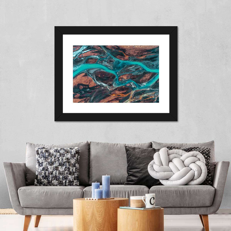 Icelandic River Wall Art