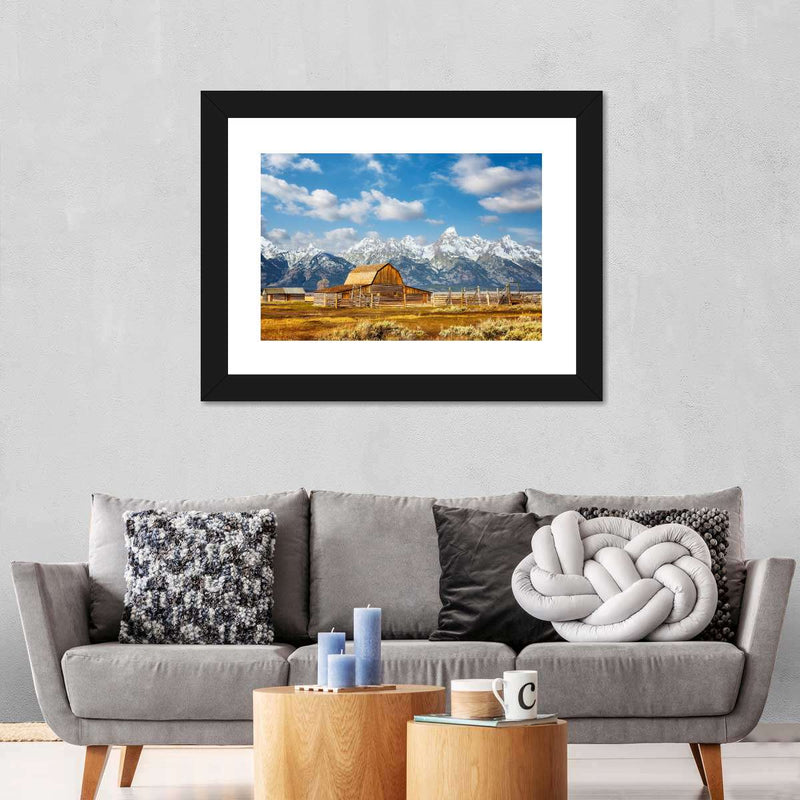 Teton Range Moulton Barn Wall Art