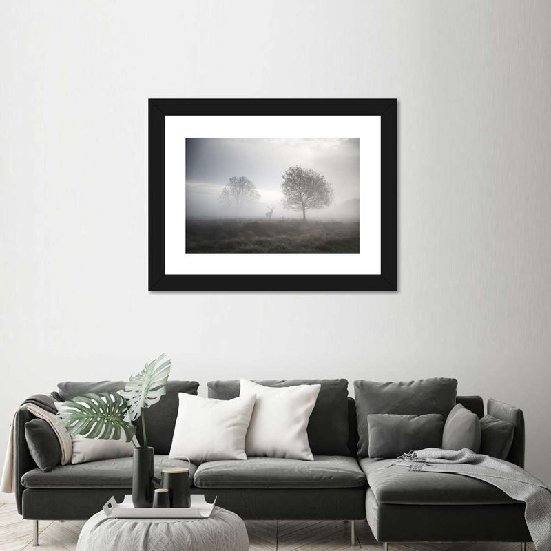 Hunting at Dusk Wall Art