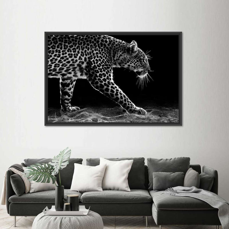 Walking Leopard Wall Art