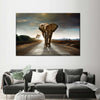 Walking Lone Elephant Wall Art