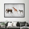 Wooden Safari Wall Art