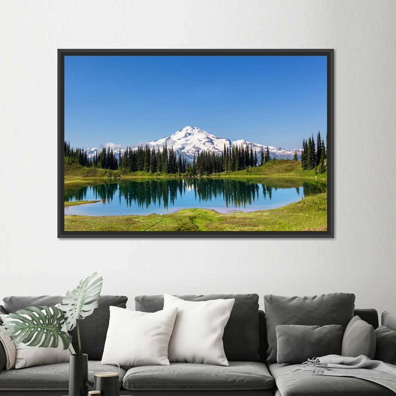 Mount Rainier Little Lagoon Wall Art