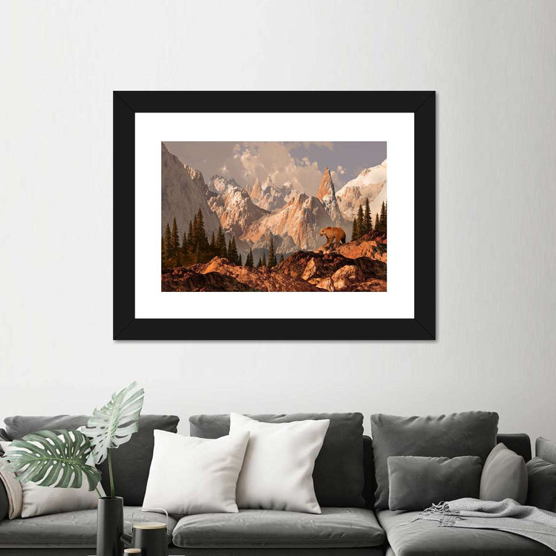 Rocky Mountain Bear Wall Art