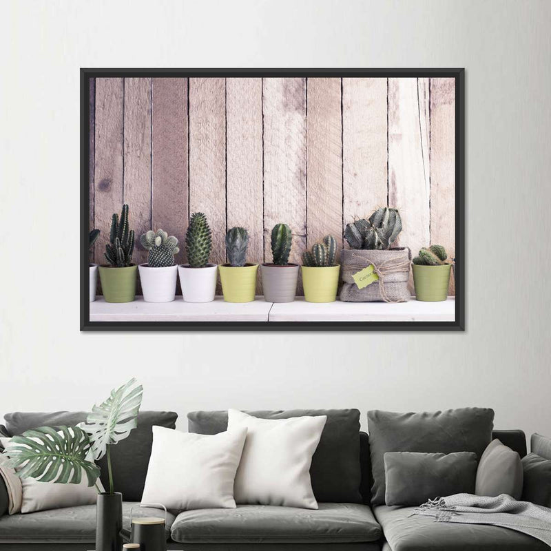 Succulent Plant Pots Wall Art