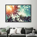 Vintage Style Palm Trees Wall Art