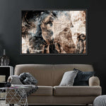 Textured Elephant Wall Art