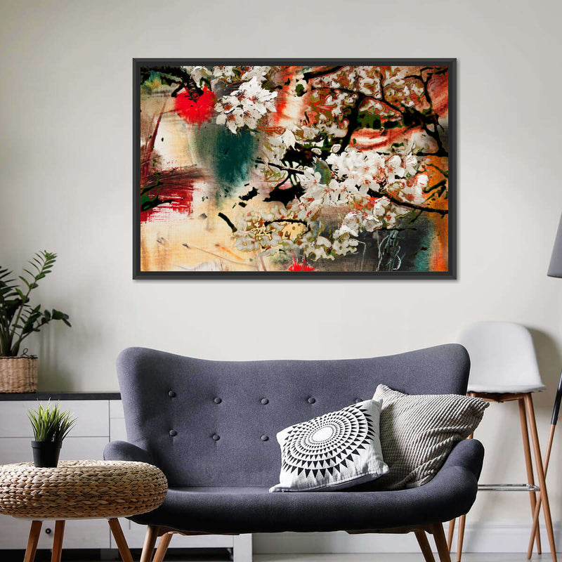 Japanese Flower Wall Art