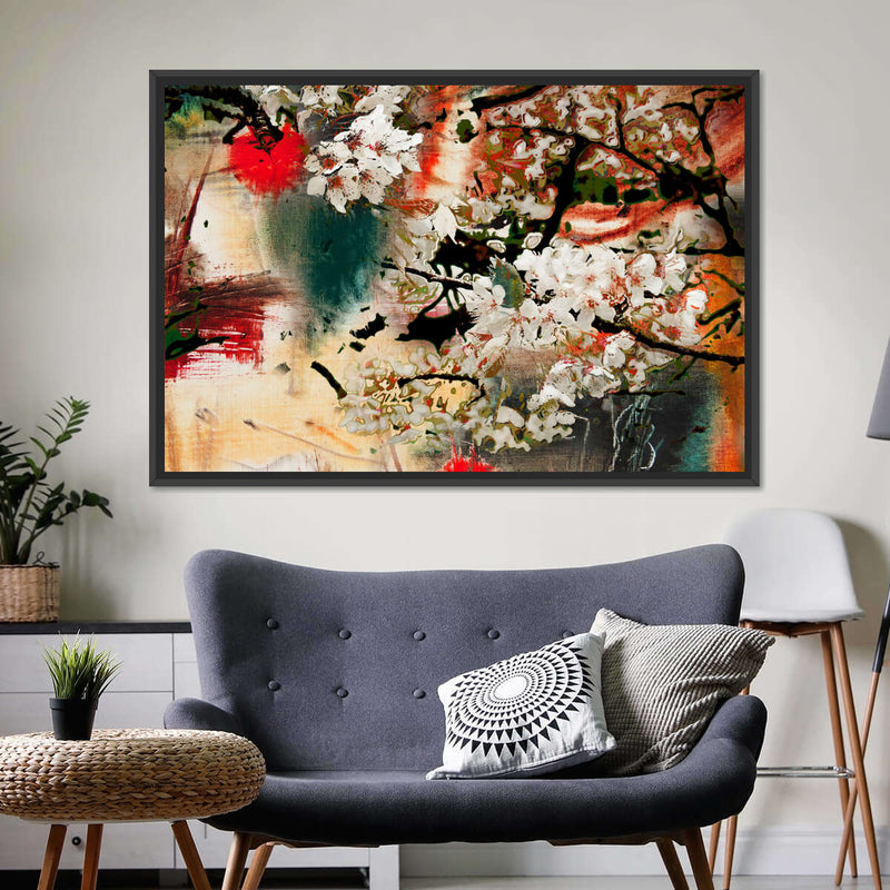 Japanese Flower Wall Art