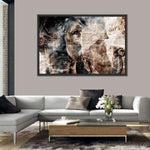 Textured Elephant Wall Art