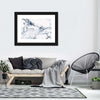 Grey And White Abstract Wall Art