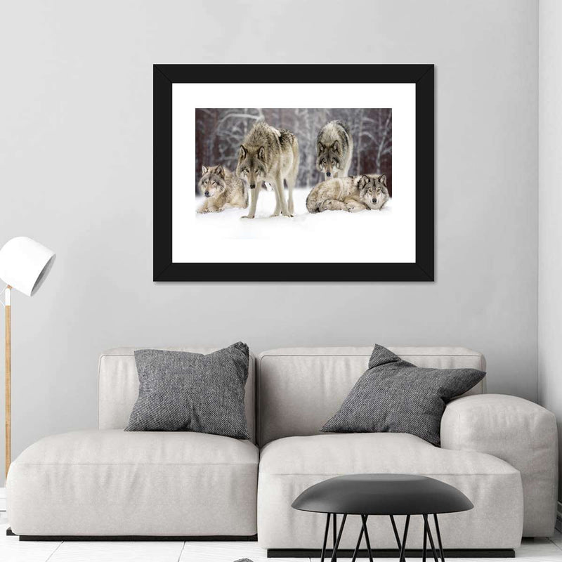 Wolf Pack Wall Art