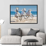 Wild Beach Horses Wall Art