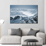 Swiss Mountain Peaks Wall Art