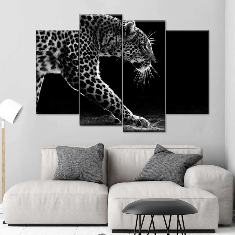 Walking Leopard Wall Art