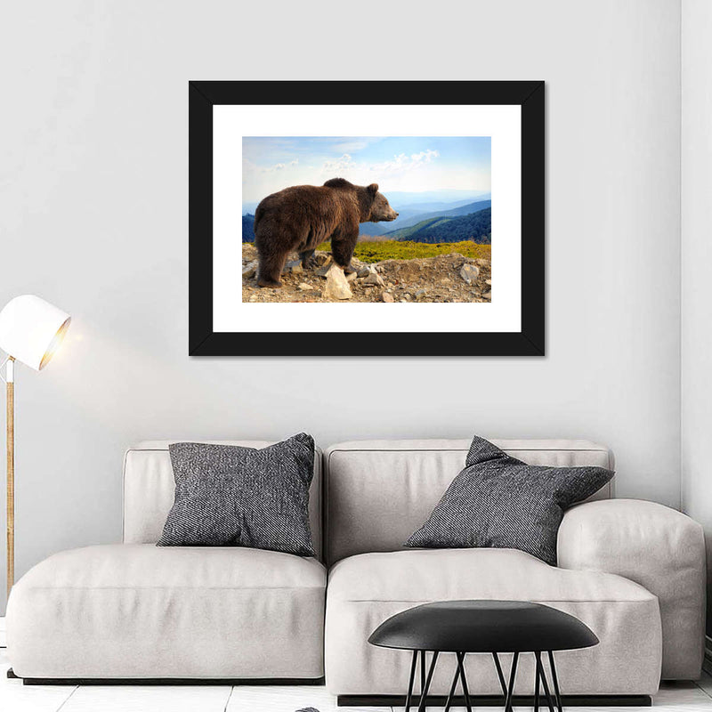 Mountain Bear Wall Art